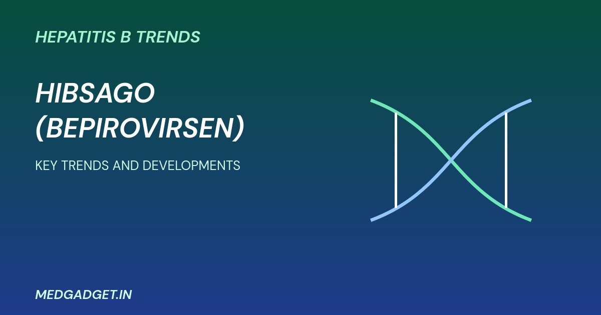 Bepirovirsen Hibsago key trends graphic about hepatitis B treatment developments