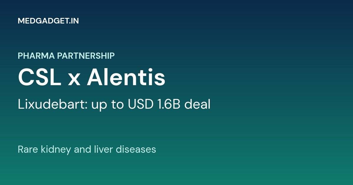 CSL and Alentis lixudebart partnership featured graphic