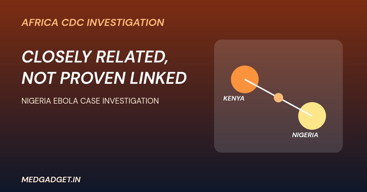 Nigeria Ebola case investigation graphic linking Kenya and Nigeria
