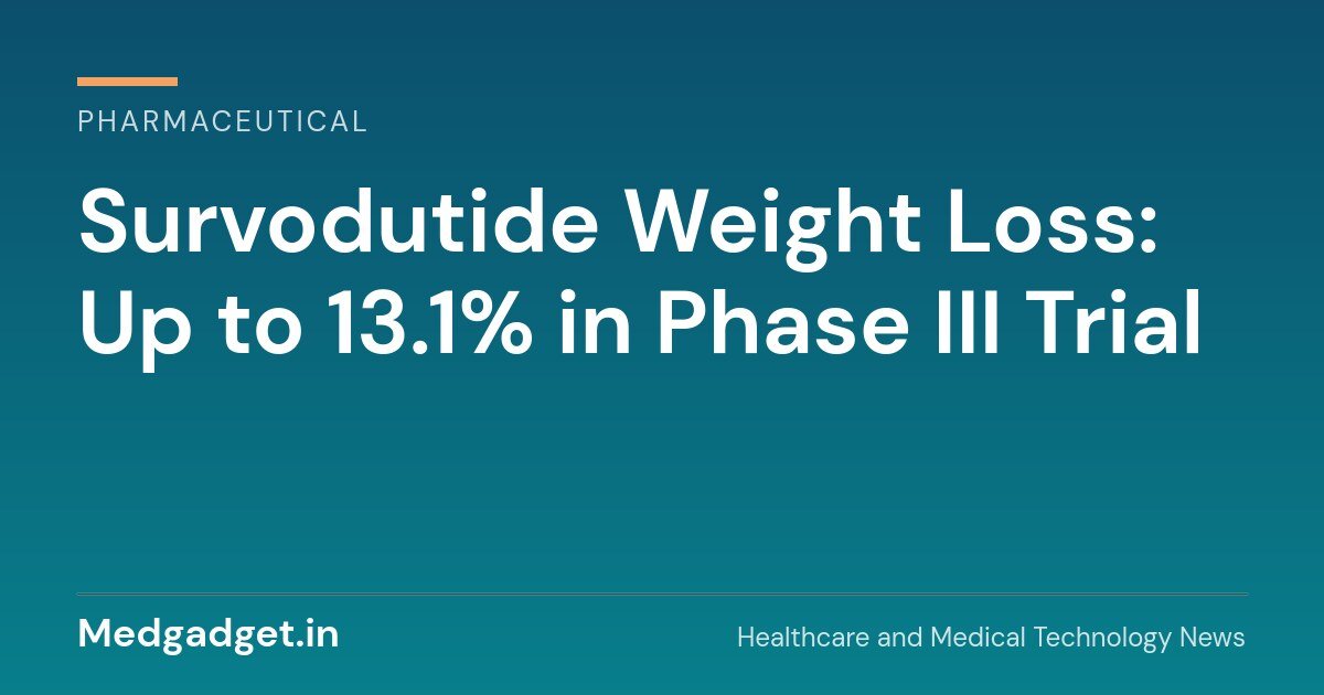 Survodutide weight loss: up to 13.1% in the Phase III SYNCHRONIZE-2 trial